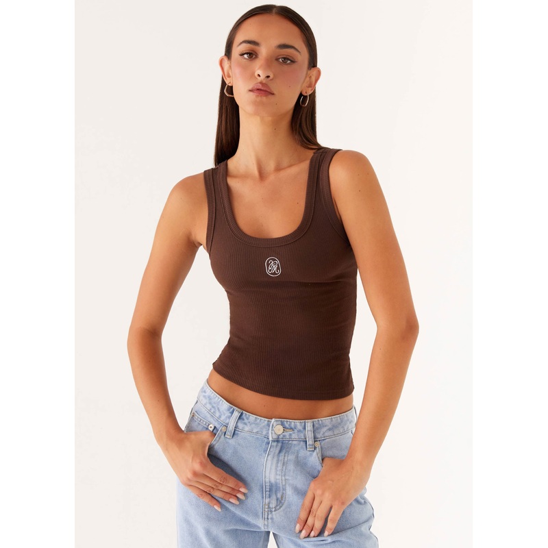 Signature Tank Top – Chocolate Chocolate US 0