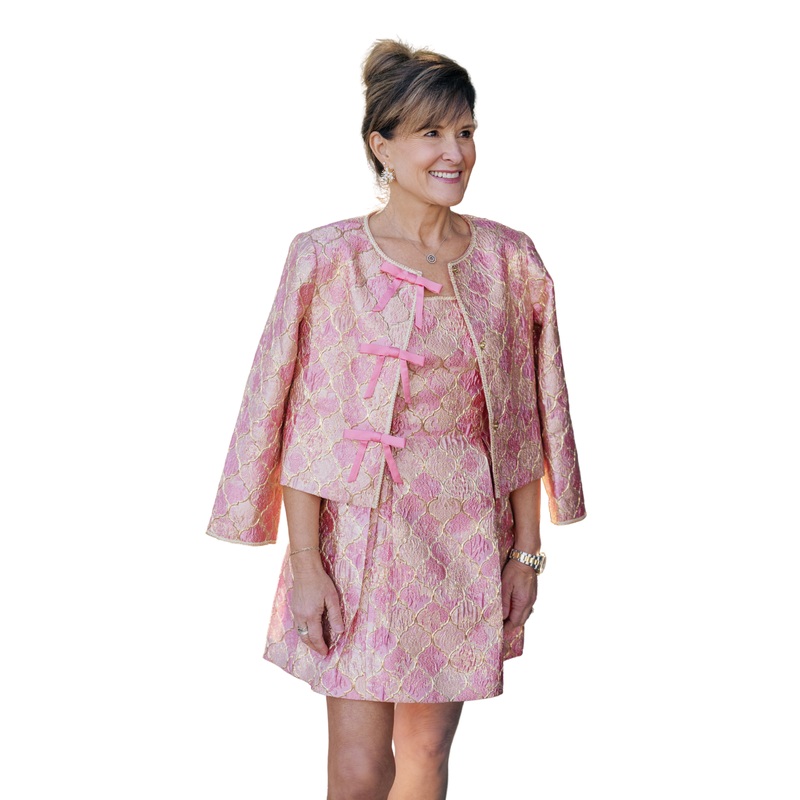 Cora Mini Dress, Gilded Pink 2