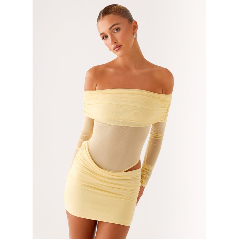 No Doubt Mini Dress – Yellow Yellow US 0