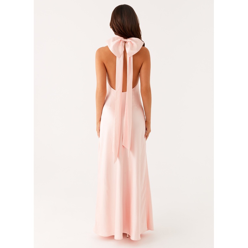 Siani Backless Maxi Dress – Pink Pink US 0