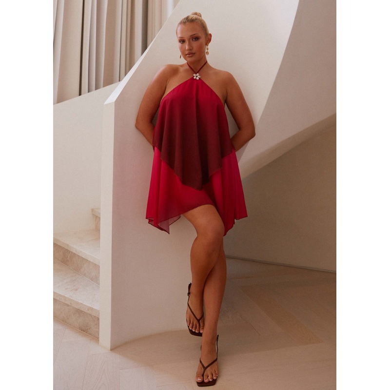 Twin Flame Mini Dress – Fuchsia Gradient Fuchsia Gradient US 0