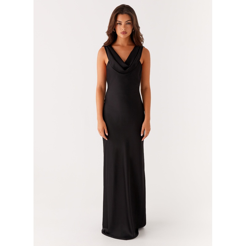 Arya Maxi Dress – Black Black US 0