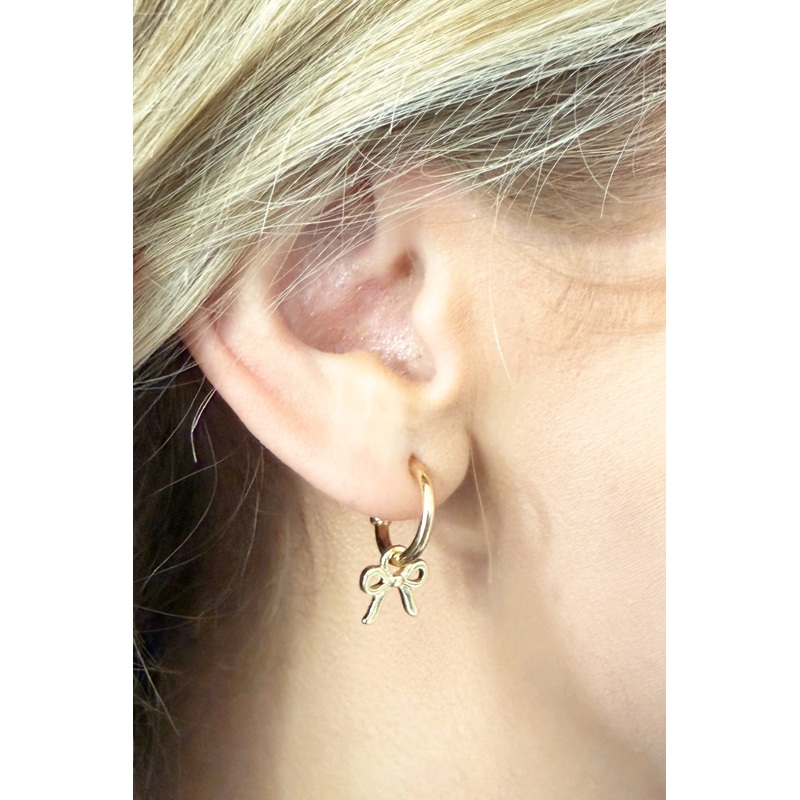 Beautiful Bows Earrings Gold