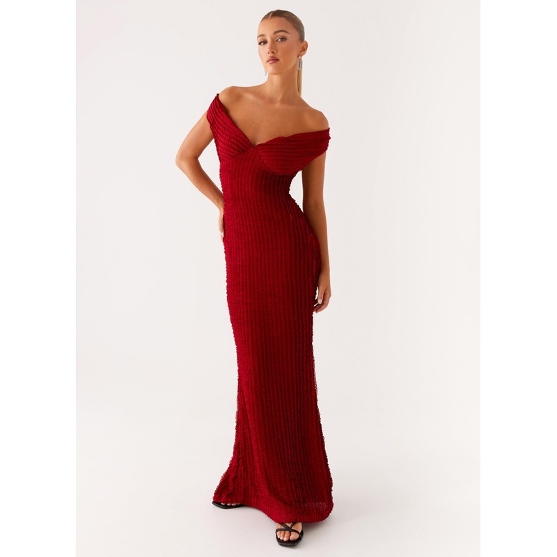 Chantelle Maxi Dress – Red Red US 0