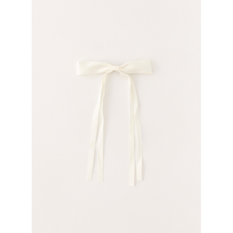 Dorothy Bow Hair Clip – Ivory Ivory One Size