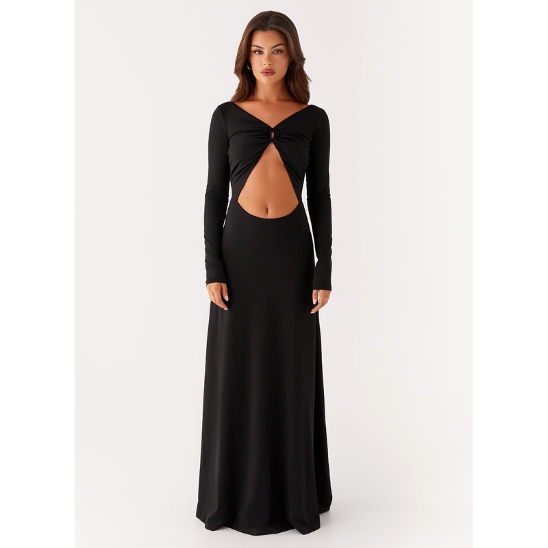Peru Maxi Dress – Black Black US 0