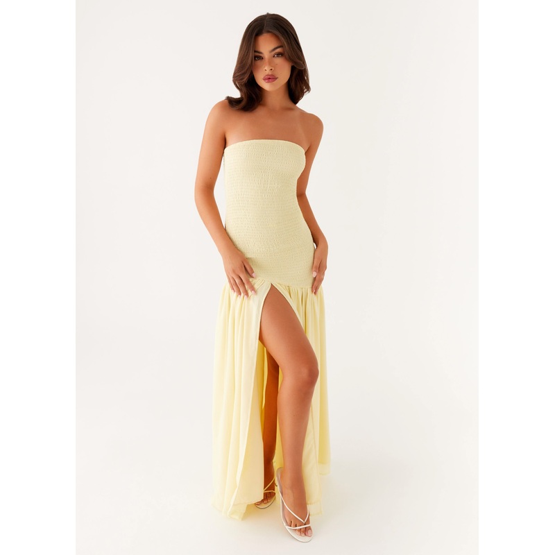 Royce Maxi Dress – Yellow Yellow US 0