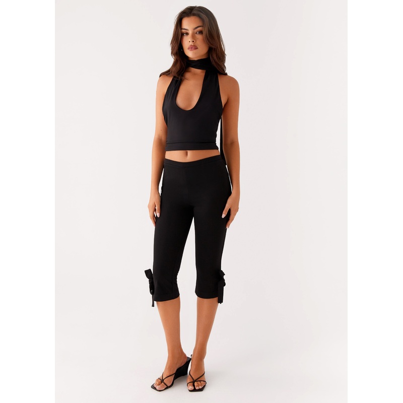 Takeover Capri Pants – Black Black US 0