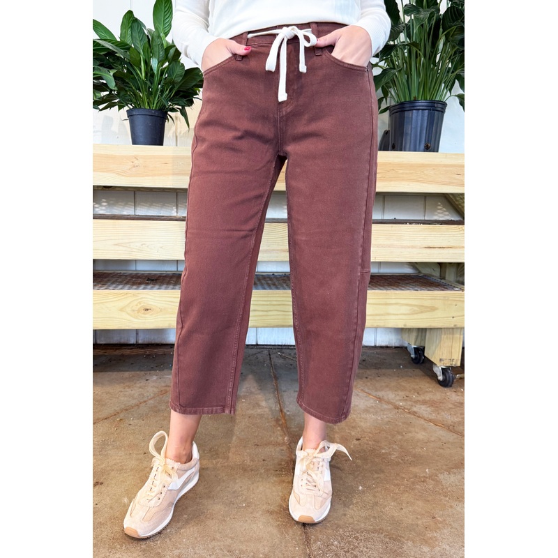 Anees Pants Small Coffee