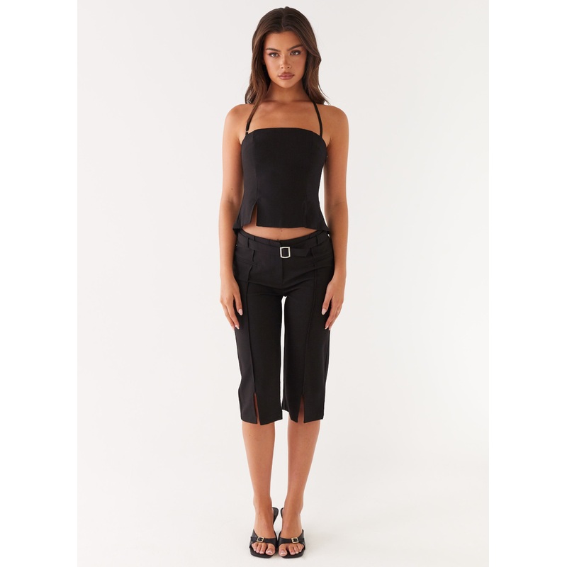 Banks Capri Pants – Black Black US 0
