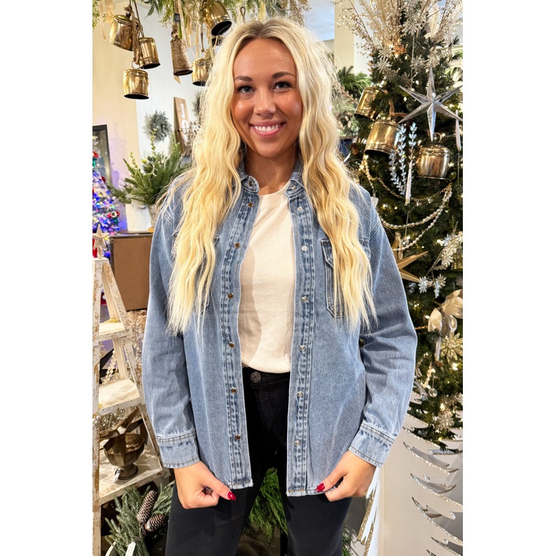 Etta Shirt Small Kacey Wash