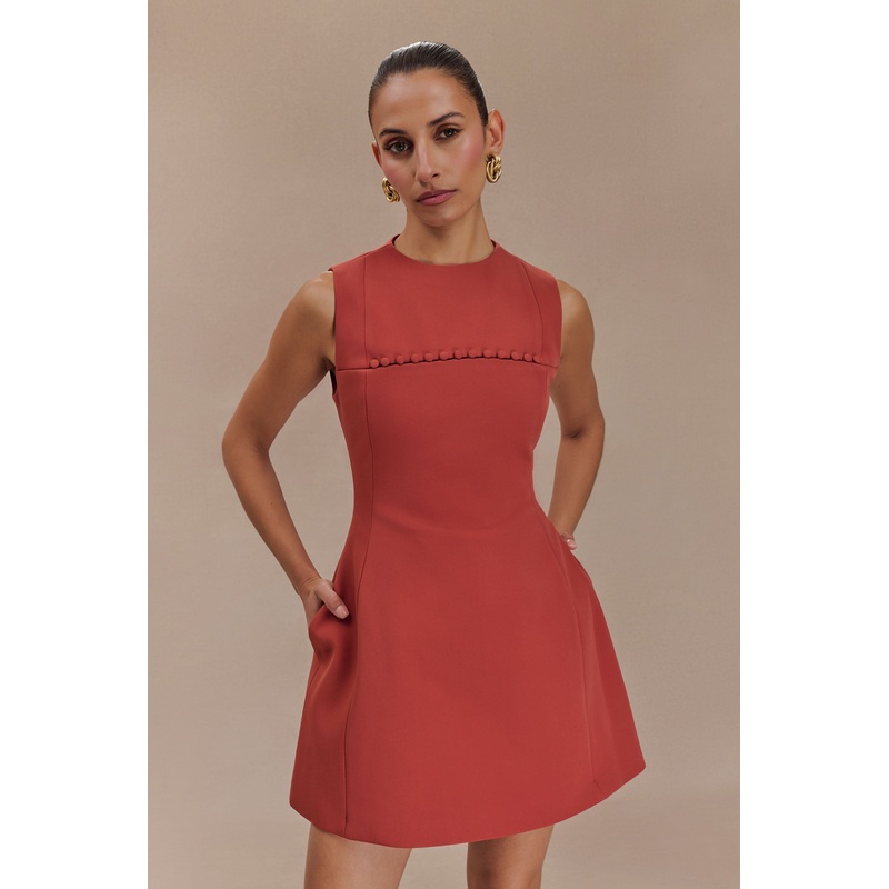 Winona Suiting Mini Dress With Cut Out – Chilli XXS
