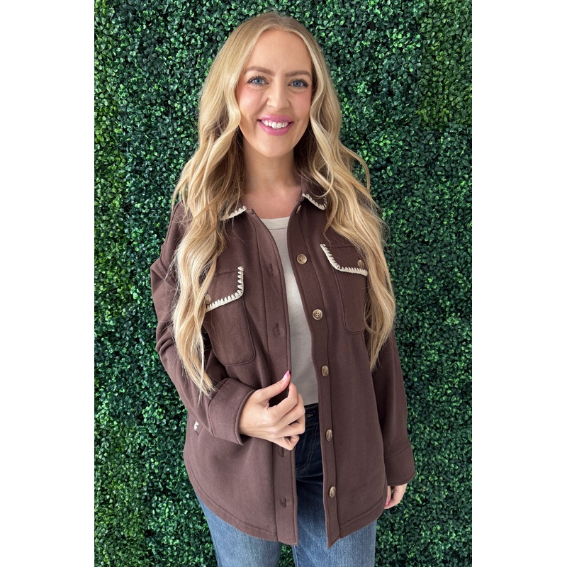 Carmine Jacket Small Coffee