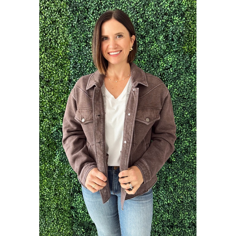 Marion Jacket Small Coffee Bean