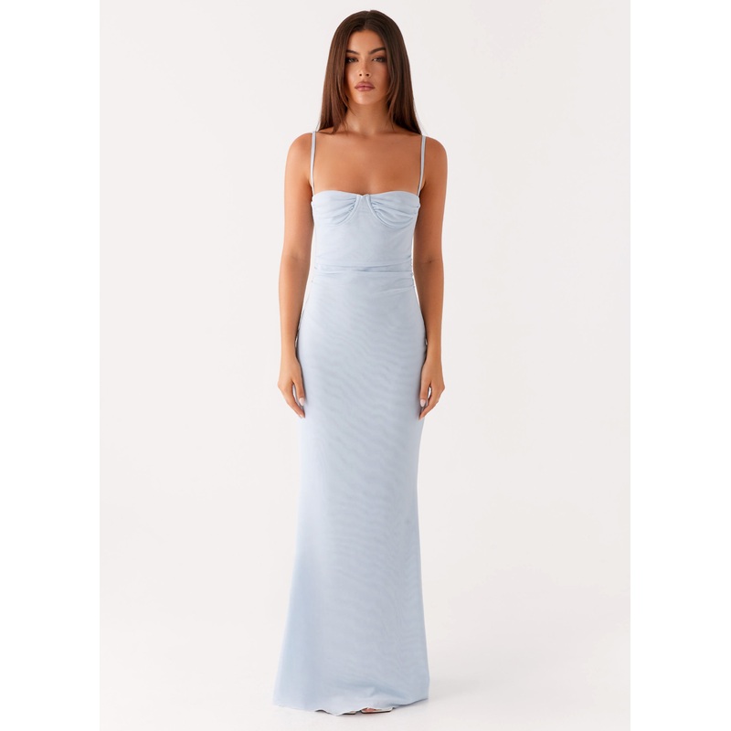 Anna Sophia Maxi Dress – Blue Blue US 0
