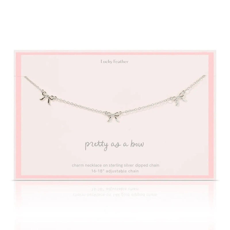 Beautiful Bows Necklace Gold