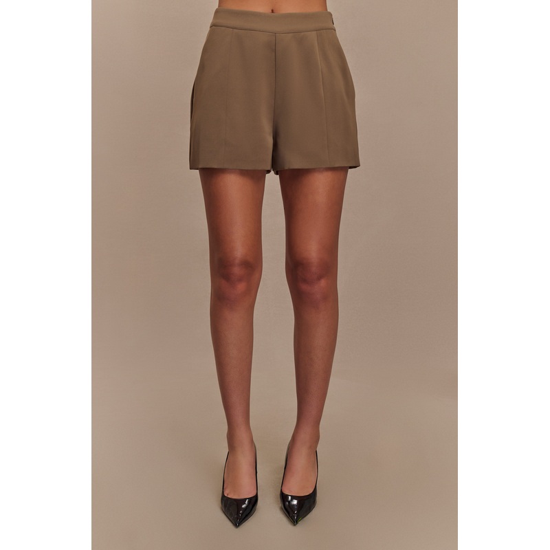 Korrie Suiting Short – Cacao Brown XXS