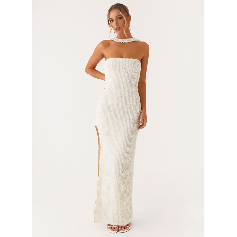 Sadie Maxi Dress – Ivory Ivory US 0