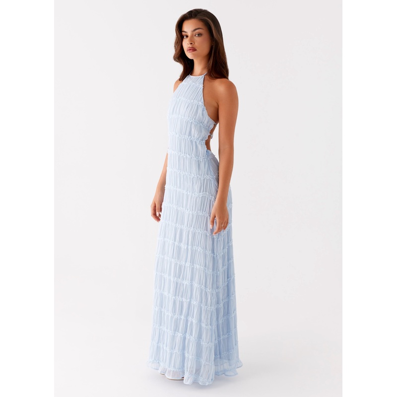 Aullie Maxi Dress – Blue Blue US 0