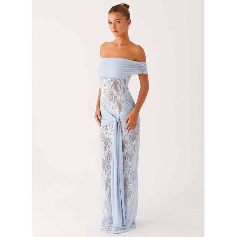 Gracie Twist Maxi Dress – Blue Blue US 0
