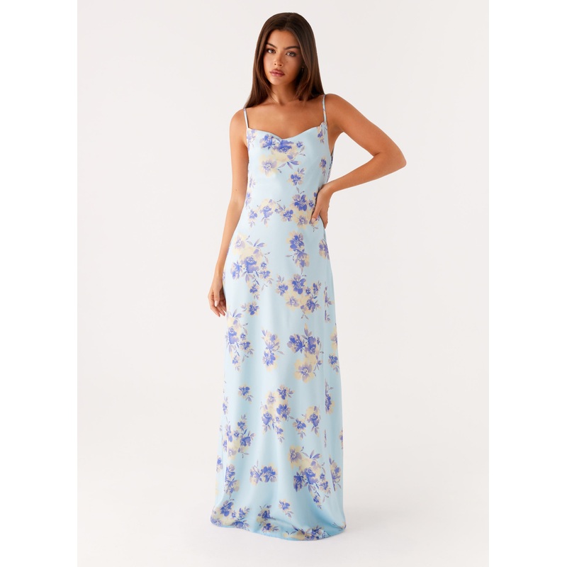 Liana Cowl Maxi Dress – Print Print US 0