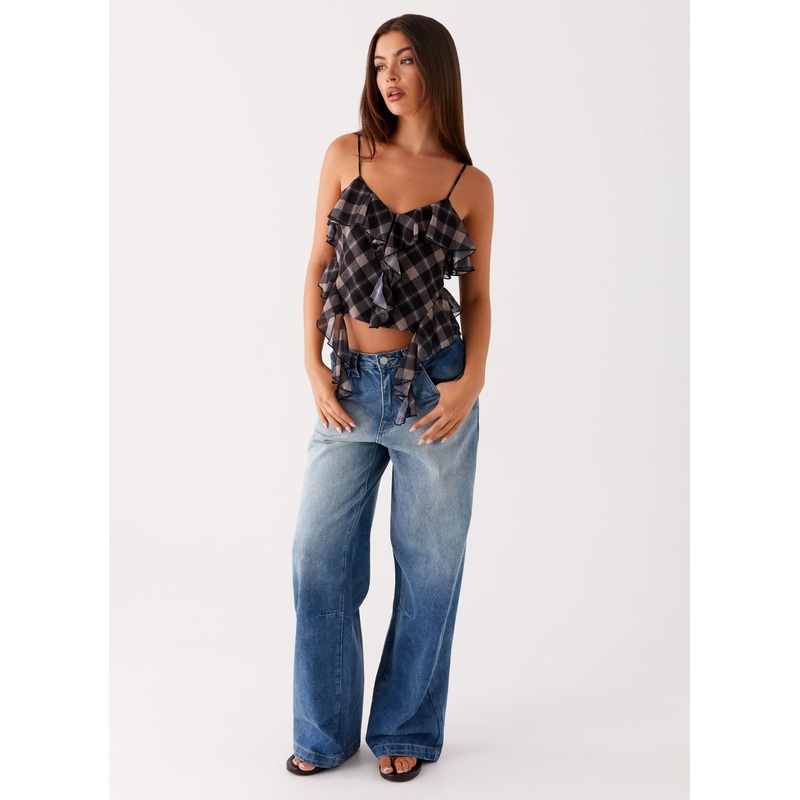 Midwest Low Rise Jeans – Powder Wash Blue Powder Wash Blue US 0