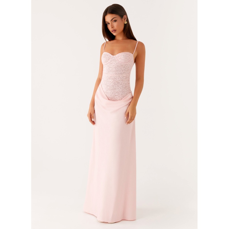 Romy Maxi Dress – Pink Pink US 0