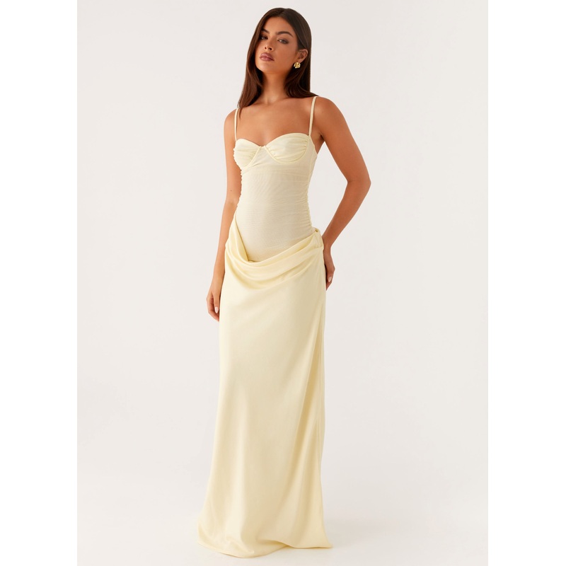 Romy Maxi Dress – Yellow Yellow US 0