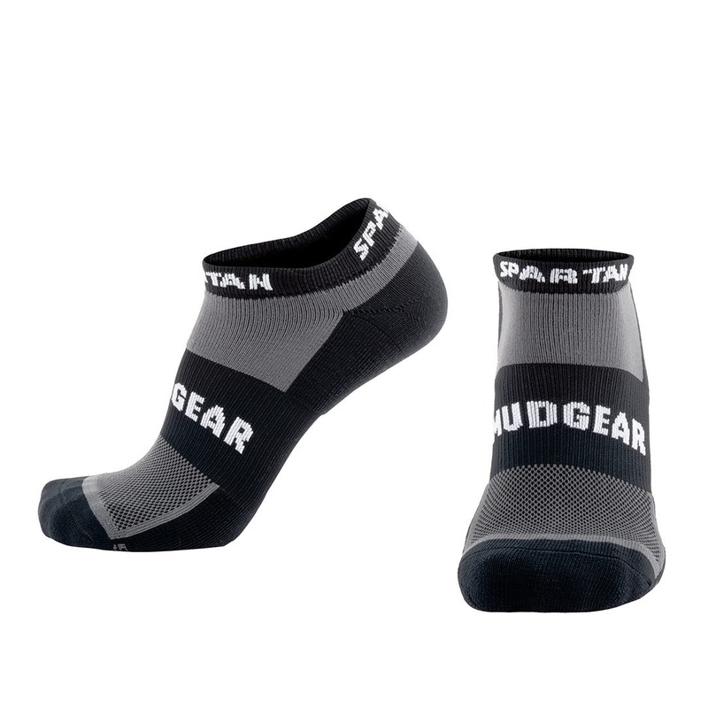 SPARTAN MudGear No Show Sock S Black