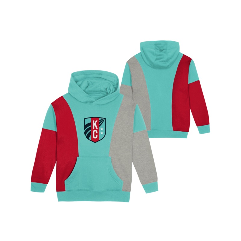 KC Current Child Breakaway Hoodie Teal 4