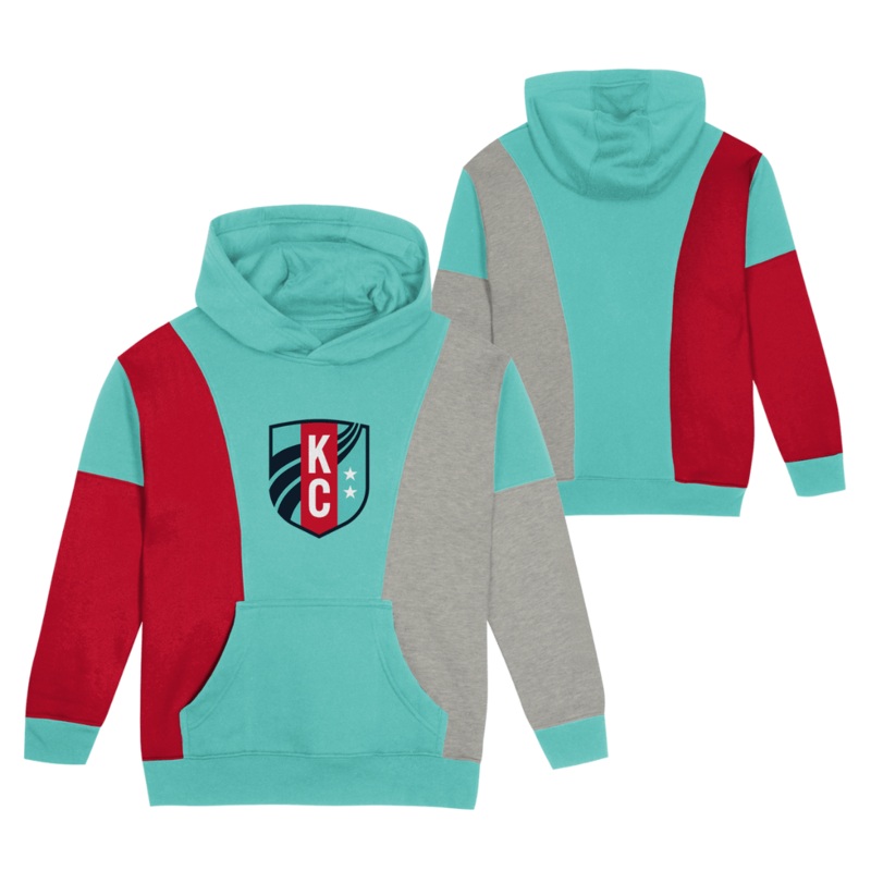KC Current Youth Breakaway Hoodie Teal SM