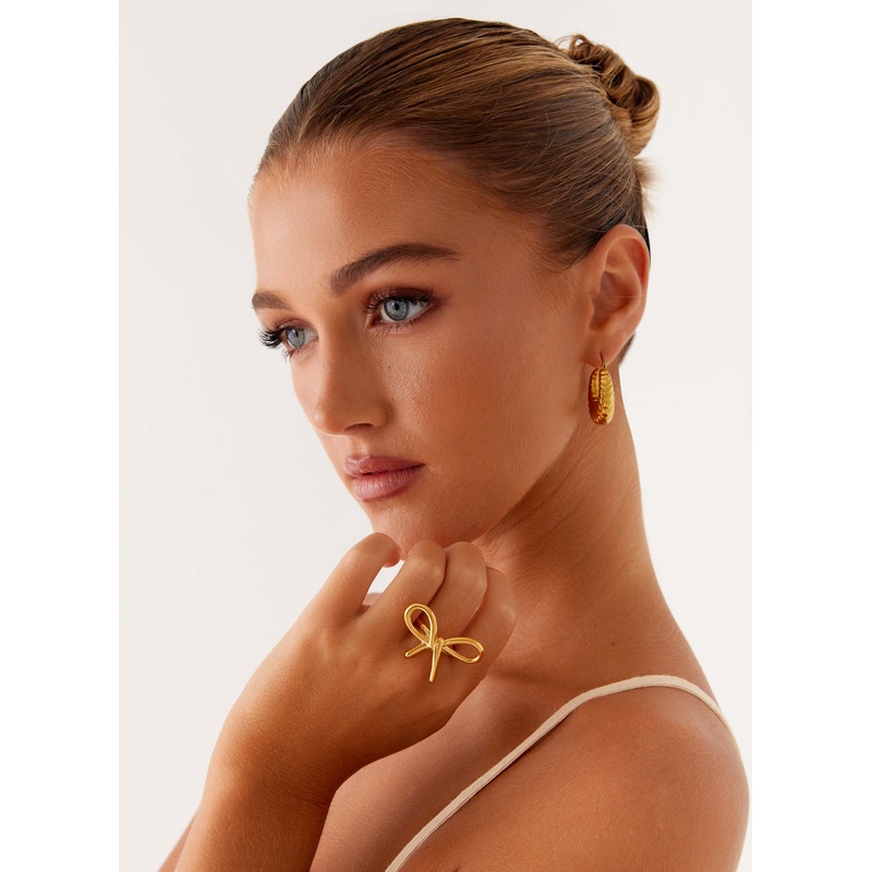 Baseline Ring – Gold Gold One Size