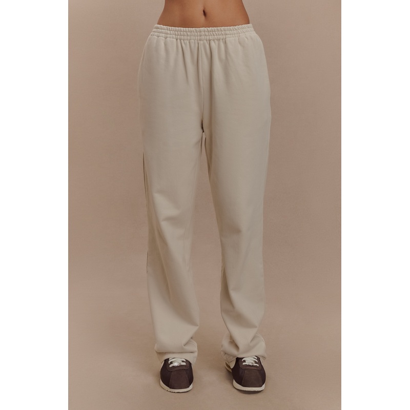 Blake Straight Leg Joggers – Stone XXS