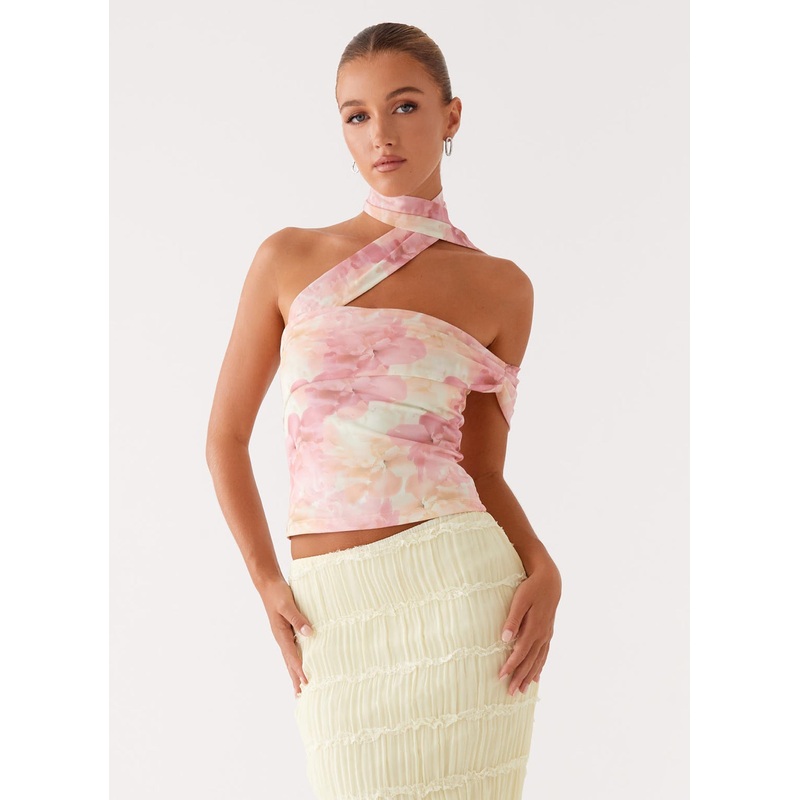 Christal Scarf Top – Floral Print Floral Print US 0