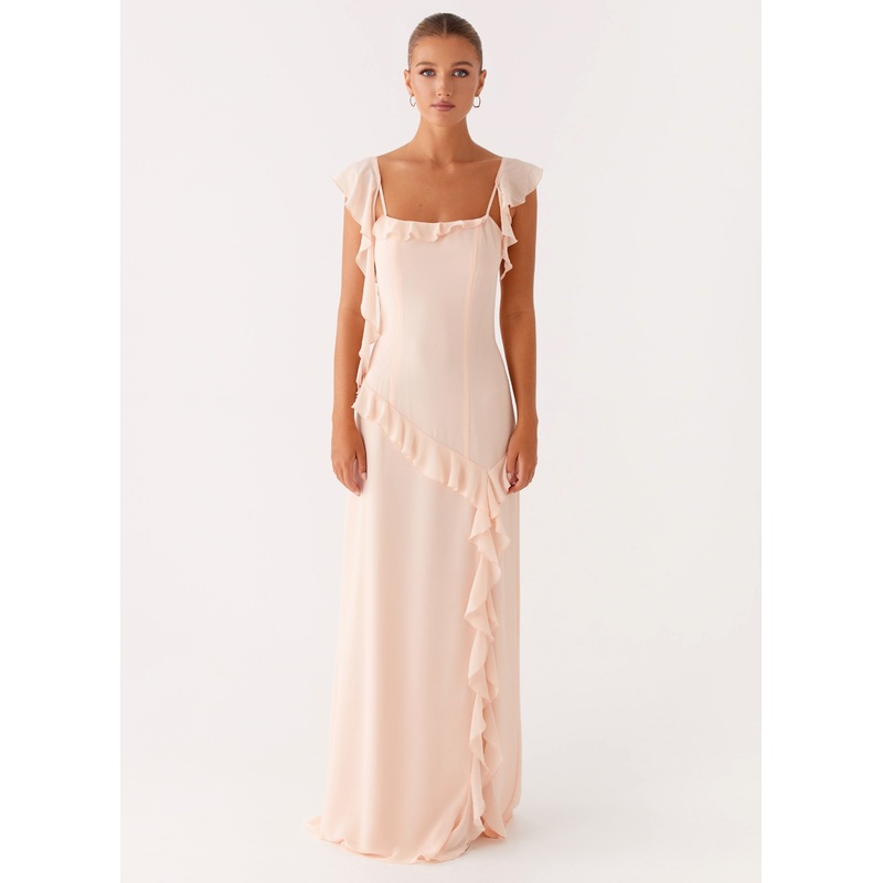 Naya Maxi Dress – Peach Peach US 0