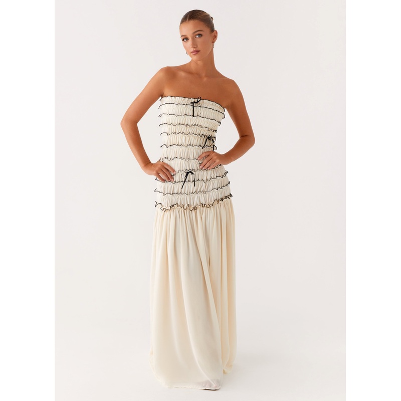 Zariah Maxi Dress – Ivory Ivory US 0