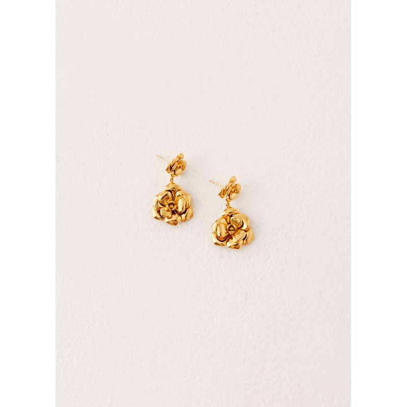 Dana Earrings – Gold Gold One Size
