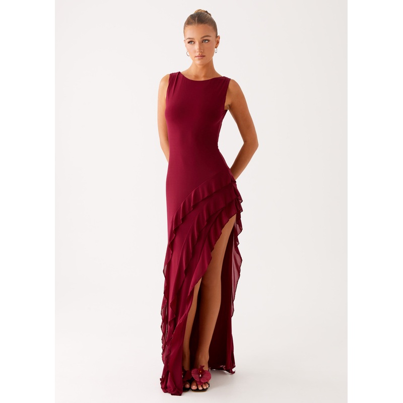 Hendrix Maxi Dress – Raspberry Wine Raspberry Wine US 0