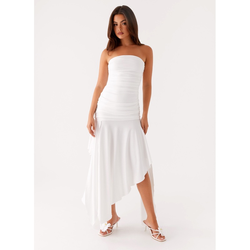 Ora Strapless Maxi Dress – White White US 0