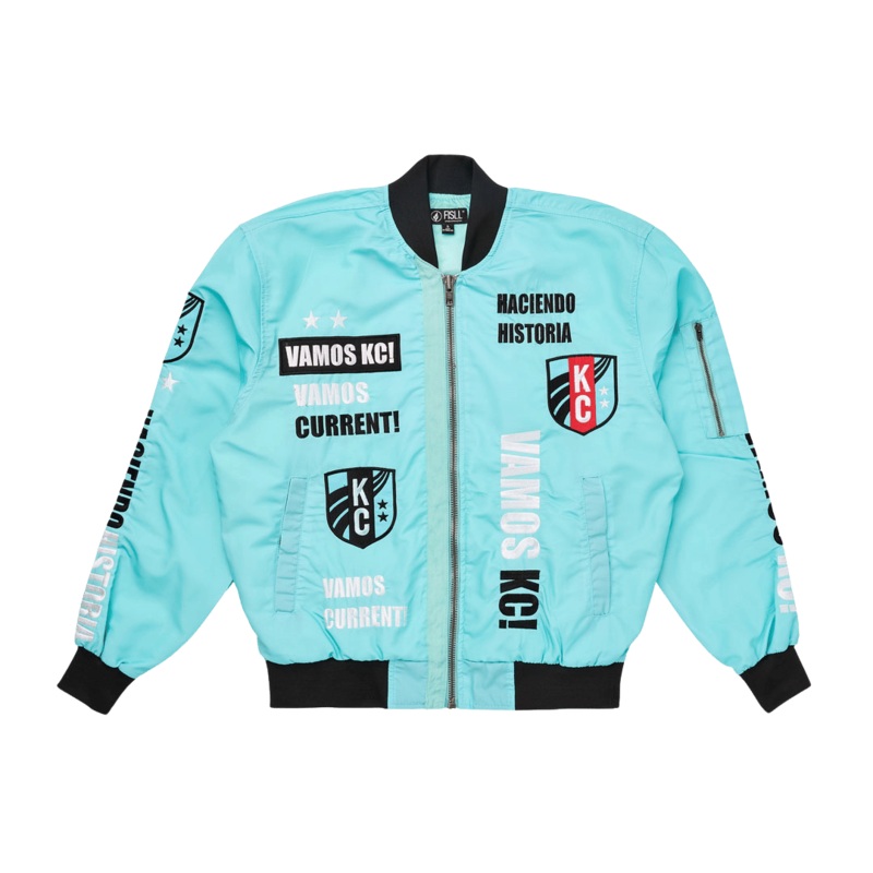 KC Current Unisex FISLL Vamos Current Flight Jacket Teal XS
