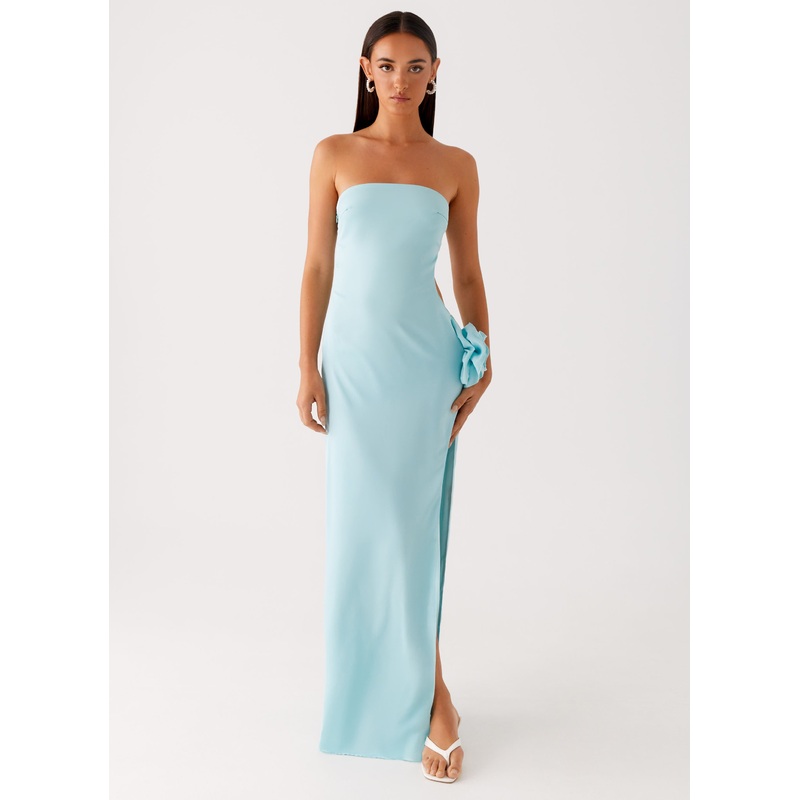 Fenway Strapless Maxi Dress – Mint Mint US 0