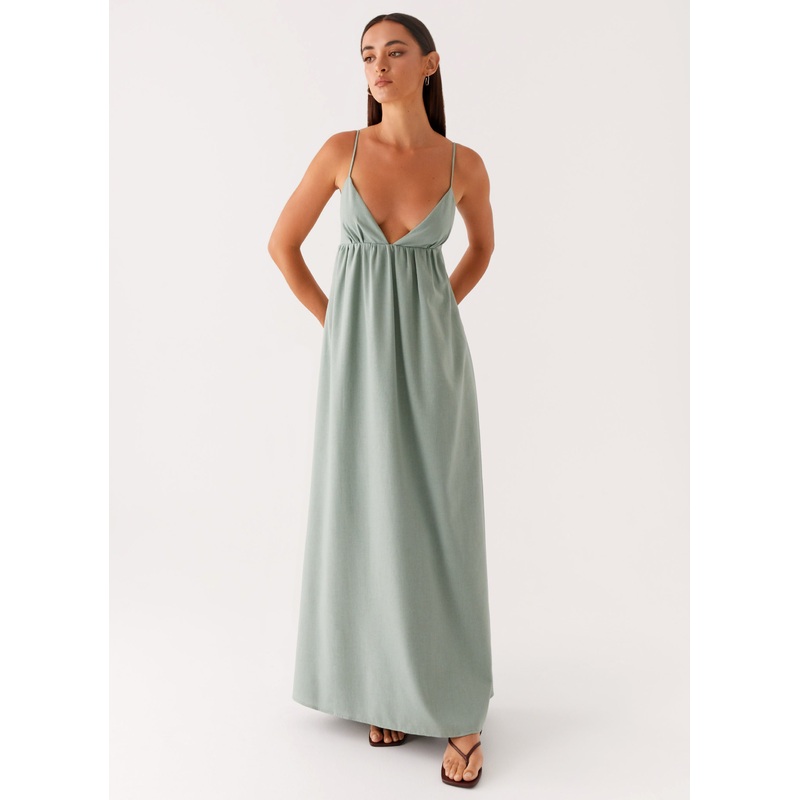 Greer Maxi Dress – Sage Sage US 0