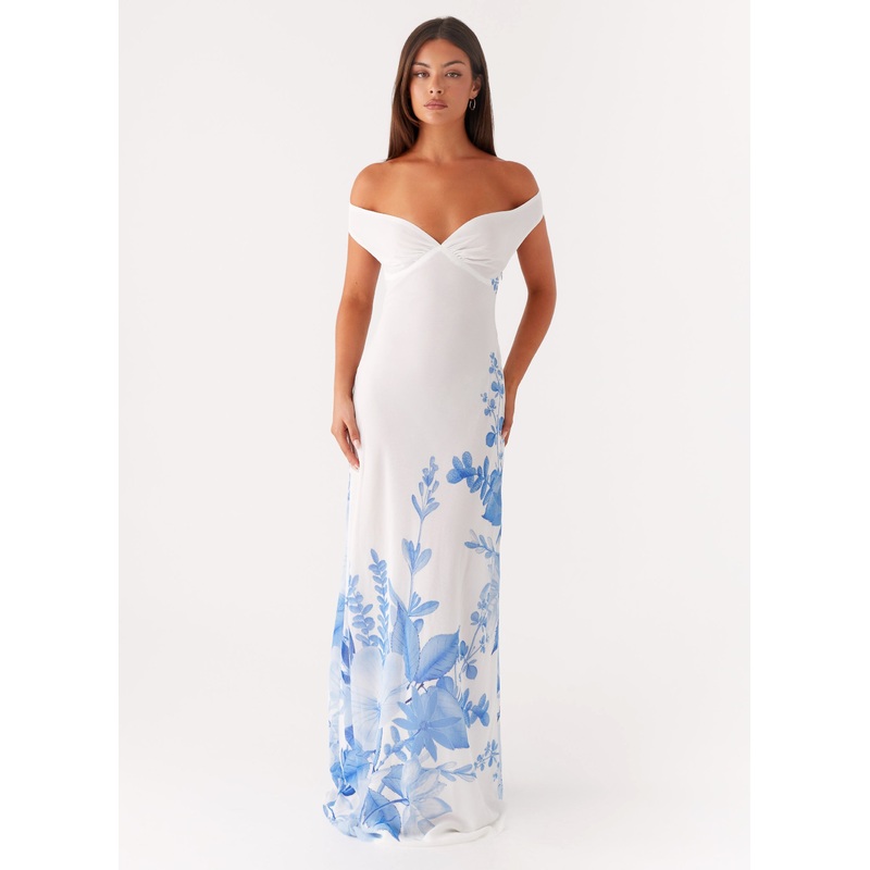 Krissa Maxi Dress – Blue Floral Blue Floral US 0