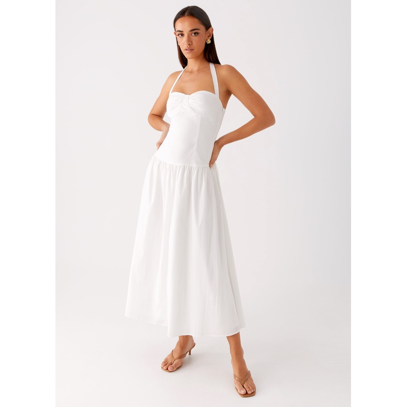 Vento Midi Dress – White White US 0