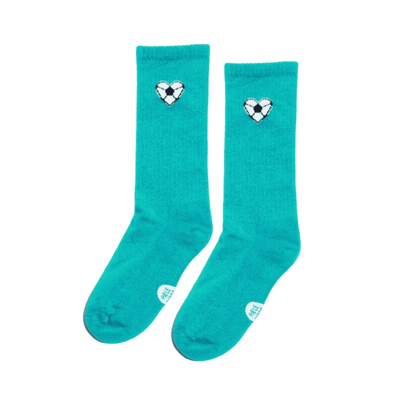 KC Current Unisex Able Made Teal Socks Teal SM/MD