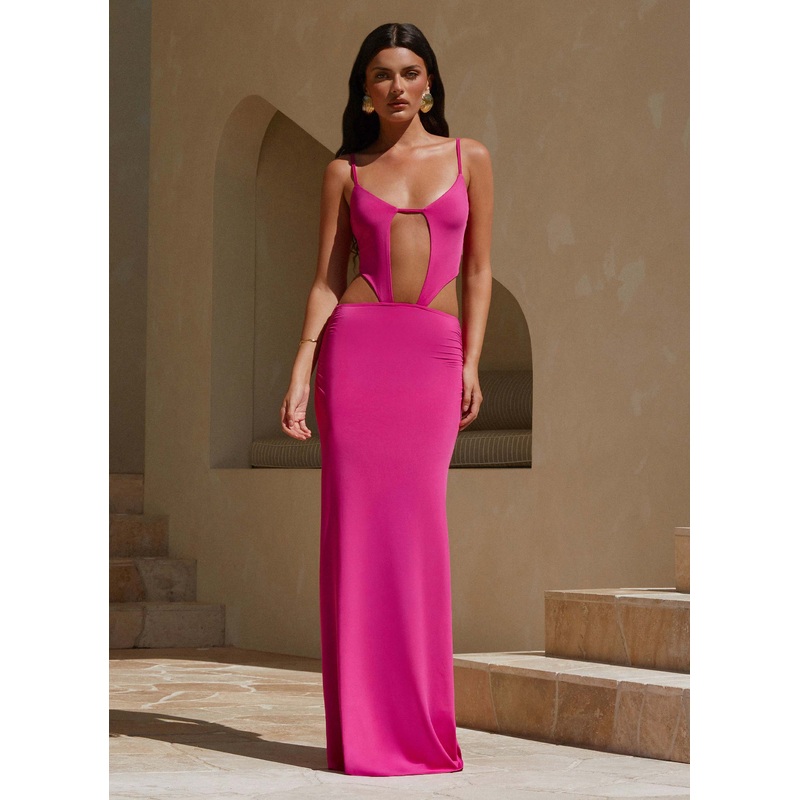 Headliner Maxi Dress – Fuchsia Fuchsia US 0