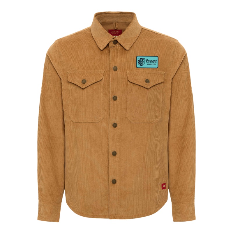 KC Current Unisex Corduroy Durability Jacket Brown XS