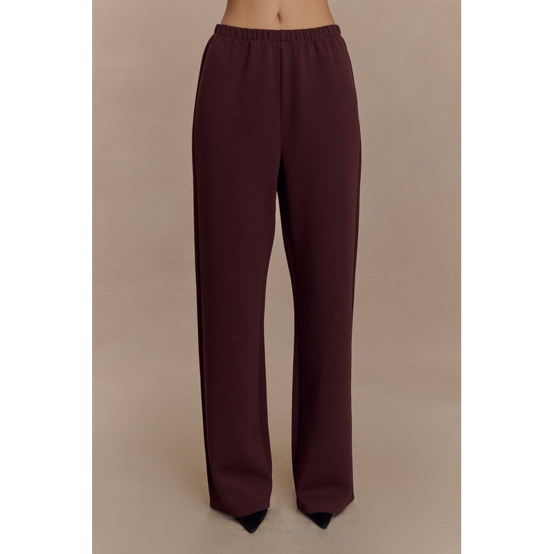 August Straight Leg Jogger – Chocolate XXS