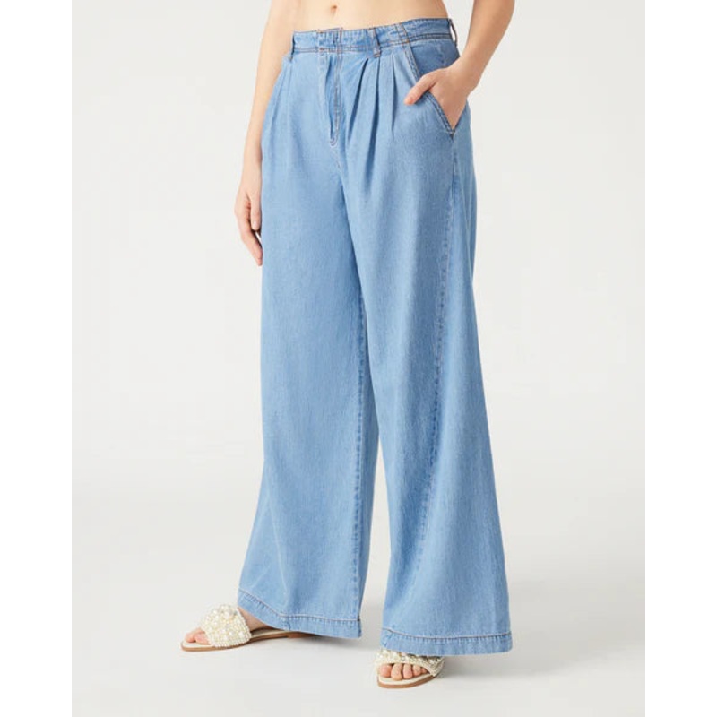 Steve Madden Starling Denim Pant XSmall Bijou Blue 625