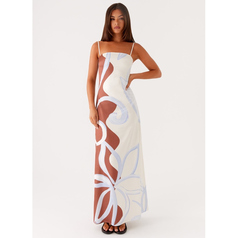 Aster Bloom Maxi Dress – Bloom Wave Print Bloom Wave Print US 0